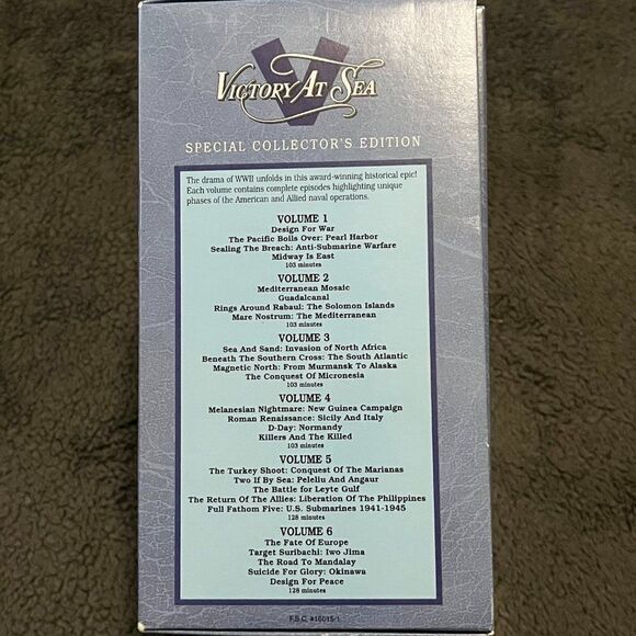 WWII Victory at Sea Volumes 1-6 VHS Collection - Picture 3 of 9